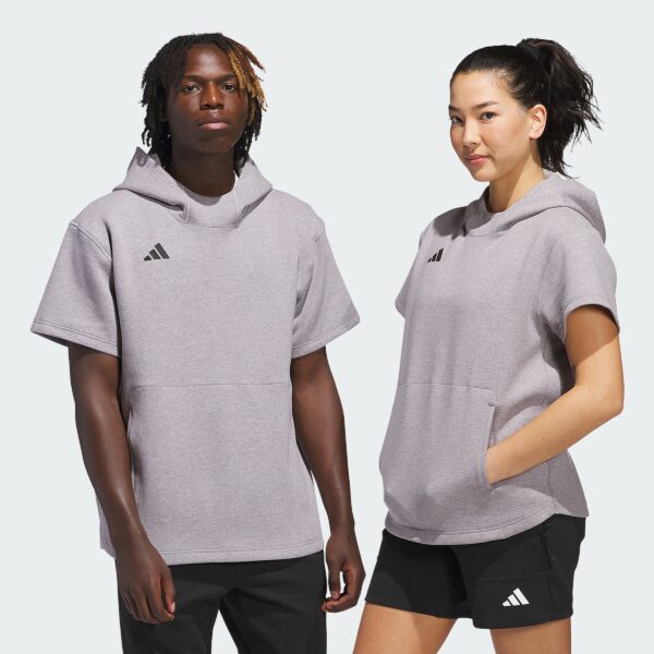 Sudadera con capucha de manga corta Adidas Dugout para hombre (género neutro)-