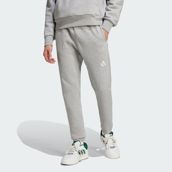 Pantalones cónicos regulares de vellón Adidas para hombre TODAS LAS TALLAS-