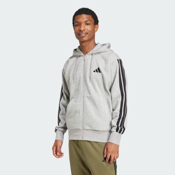 Sudadera con capucha polar  Essentials 3 bandas para hombre-
