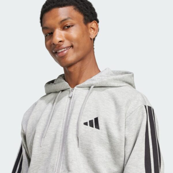 Sudadera con capucha polar  Essentials 3 bandas para hombre-