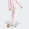 Pantalones con puños de felpa francesa Adidas Essentials de 3 bandas para mujer-