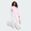 Pantalones con puños de felpa francesa Adidas Essentials de 3 bandas para mujer-