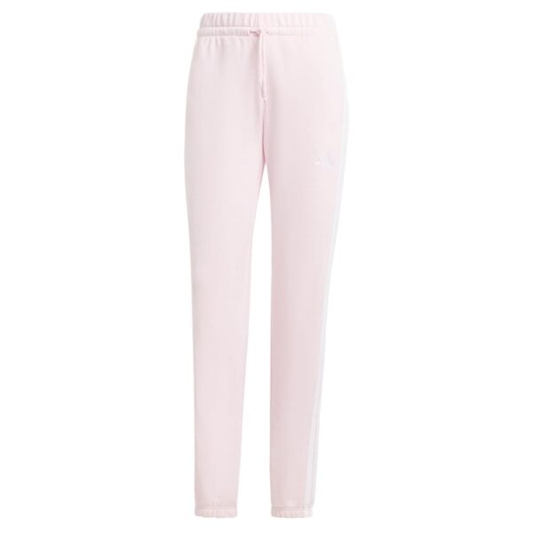 Pantalones con puños de felpa francesa Adidas Essentials de 3 bandas para mujer-