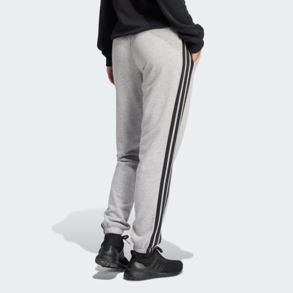 Pantalones con puños de felpa francesa Adidas Essentials de 3 bandas para mujer-