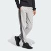 Pantalones con puños de felpa francesa Adidas Essentials de 3 bandas para mujer-