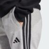 Pantalones con puños de felpa francesa Adidas Essentials de 3 bandas para mujer-