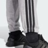 Pantalones con puños de felpa francesa Adidas Essentials de 3 bandas para mujer-