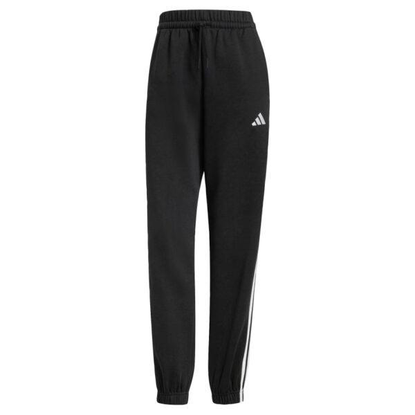 JE1276_plp_white_mannequin.jpg Pantalones holgados de vellón de 3 bandas Adidas Essentials para mujer-