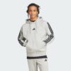 Sudadera con capucha polar Adidas Essentials 3 bandas para hombre-