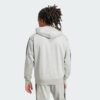 Sudadera con capucha polar Adidas Essentials 3 bandas para hombre-