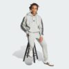 Sudadera con capucha polar Adidas Essentials 3 bandas para hombre-