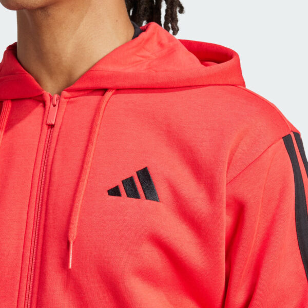 Sudadera con capucha polar  Essentials 3 bandas para hombre-