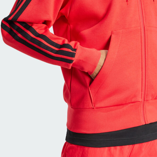 Sudadera con capucha polar  Essentials 3 bandas para hombre-