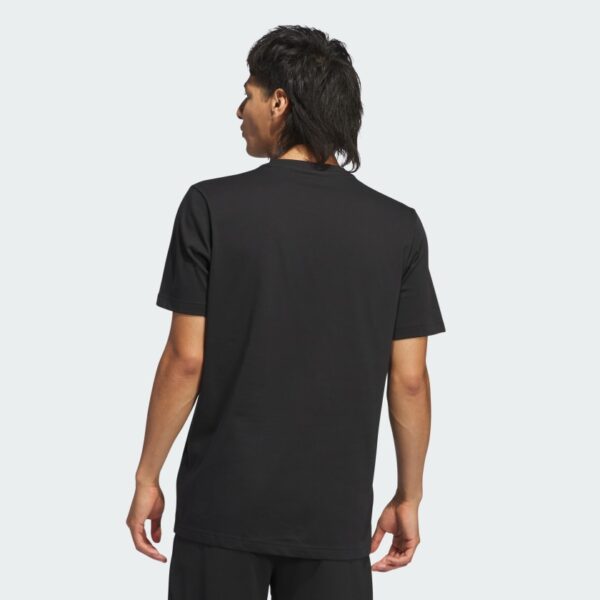 Camiseta gráfica de rendimiento con logotipo de aros de todo el mundo de Adidas para hombre-