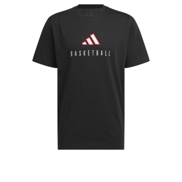Camiseta gráfica de rendimiento con logotipo de aros de todo el mundo de Adidas para hombre-