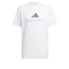 Camiseta gráfica de rendimiento con logotipo de aros de todo el mundo de Adidas para hombre-