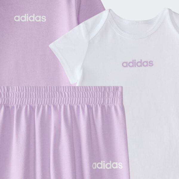 Adidas Niños Adidas Conjunto de 3 Piezas Logo Body y Pantalón-