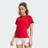 Camiseta deportiva de voleibol de manga corta Adidas para mujer HILO-