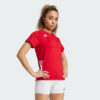 Camiseta deportiva de voleibol de manga corta Adidas para mujer HILO-