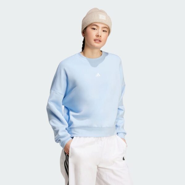 Sudadera Adidas Essentials para mujer con logotipo pequeño Feelcozy-