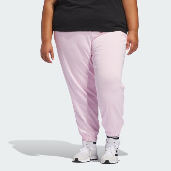Pantalones con puños de felpa francesa con logotipo pequeño incluido Adidas Essentials para mujer-