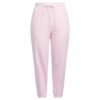 Pantalones con puños de felpa francesa con logotipo pequeño incluido Adidas Essentials para mujer-