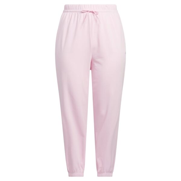 Pantalones con puños de felpa francesa con logotipo pequeño incluido Adidas Essentials para mujer-