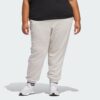 Pantalones con puños de felpa francesa con logotipo pequeño incluido Adidas Essentials para mujer-