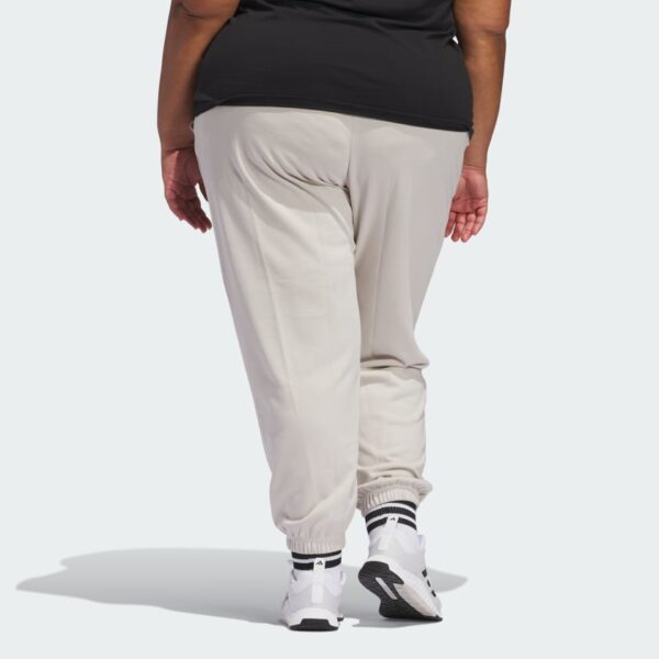 Pantalones con puños de felpa francesa con logotipo pequeño incluido Adidas Essentials para mujer-