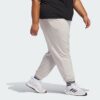 Pantalones con puños de felpa francesa con logotipo pequeño incluido Adidas Essentials para mujer-