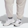 Pantalones con puños de felpa francesa con logotipo pequeño incluido Adidas Essentials para mujer-