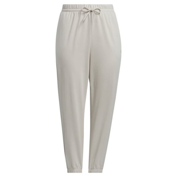 Pantalones con puños de felpa francesa con logotipo pequeño incluido Adidas Essentials para mujer-