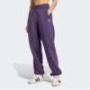 Pantalones de chándal sueltos de vellón Adidas Essentials para mujer-