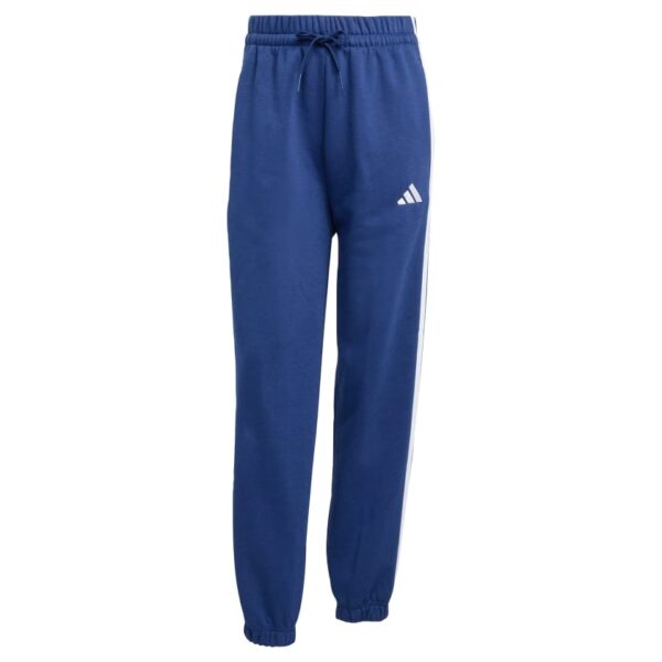 JX7696_plp_white_mannequin.jpg Pantalones holgados de vellón de 3 bandas Adidas Essentials para mujer-