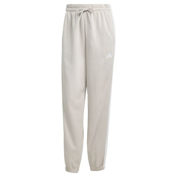 JX7697_plp_white_mannequin.jpg Pantalones holgados de vellón de 3 bandas Adidas Essentials para mujer-