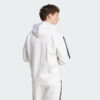 Sudadera con capucha polar Adidas Essentials 3 bandas para hombre-