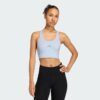 Sujetador de soporte medio con bolsillo para correr Adidas adi365 para mujer-