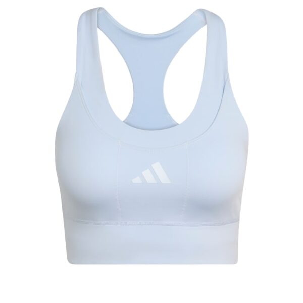 Sujetador de soporte medio con bolsillo para correr Adidas adi365 para mujer-