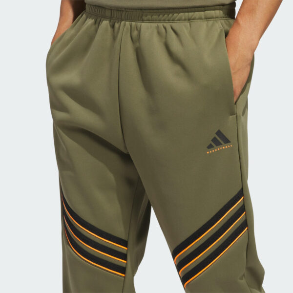 Pantalones Adidas  Baloncesto Loco Cálido Polar-