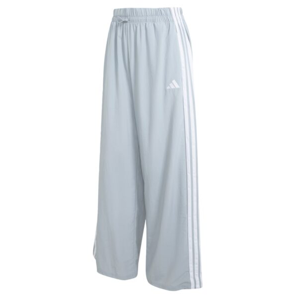 Pantalones de paracaídas tejidos estilo de vida Adidas Essentials 3 bandas para mujer-