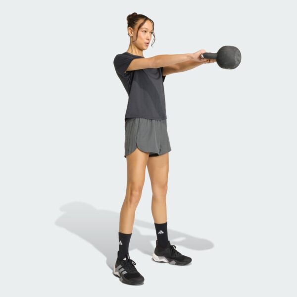 Pantalones cortos de tiro alto tejidos  para mujer Pacer Workout-