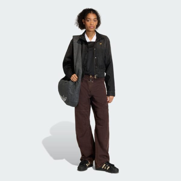 PANTALONES SUELTOS DE LONA ADIDAS MUJER-