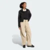 PANTALONES SUELTOS DE LONA ADIDAS MUJER-