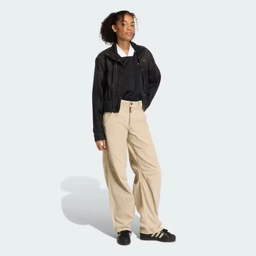 PANTALONES SUELTOS DE LONA ADIDAS MUJER-