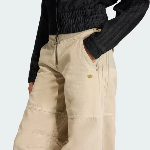 PANTALONES SUELTOS DE LONA ADIDAS MUJER-