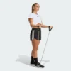 Pantalones cortos de tiro alto tejidos  para mujer Pacer Workout-