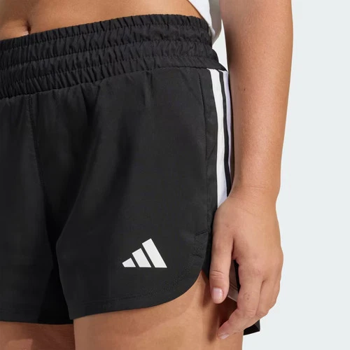 Pantalones cortos de tiro alto tejidos  para mujer Pacer Workout-
