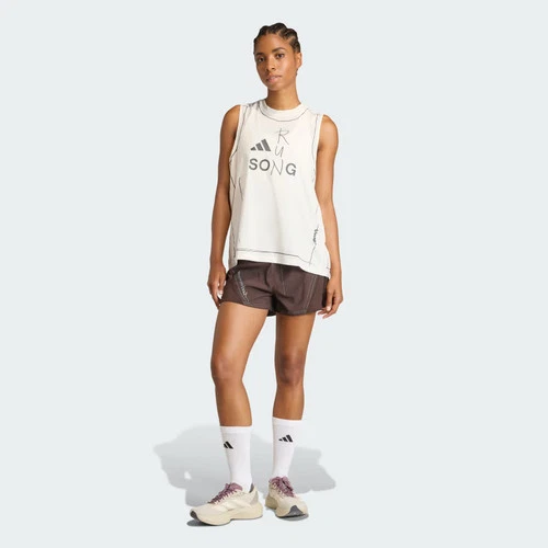 Sujetador de soporte medio con bolsillo para correr Adidas adi365 para mujer-