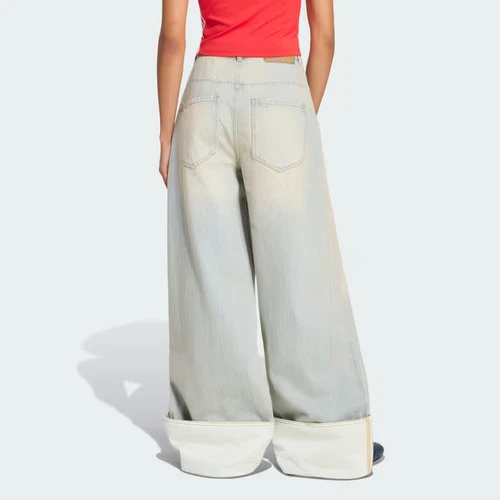 JEANS MUJER ADIDAS VINTAGE PIERNA ANCHA-