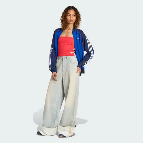 JEANS MUJER ADIDAS VINTAGE PIERNA ANCHA-